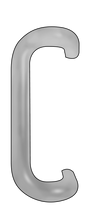 Load image into Gallery viewer, A silver lacrosse stick handle cover.